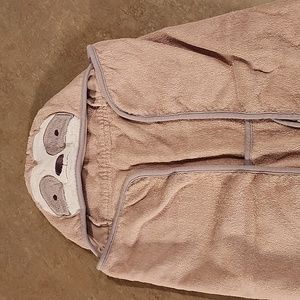 Infant Tan Hooded Bath Towel